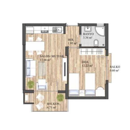 Apartment 1+1